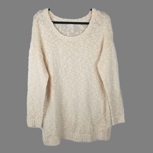 Garage Sweater Beige Long Oversized
